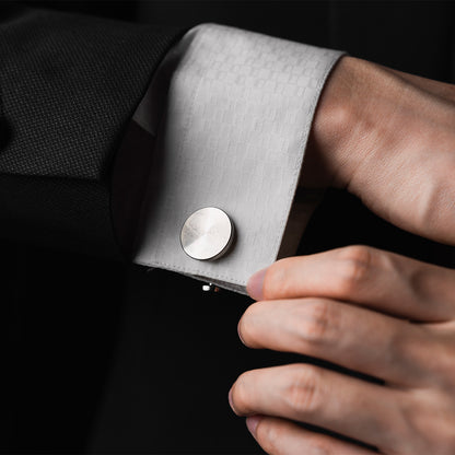 Titanium Classic Minimalist Cufflinks