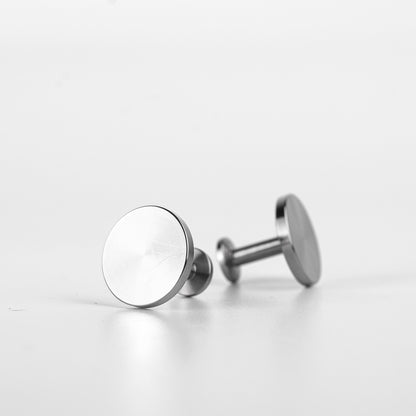 Titanium Classic Minimalist Cufflinks