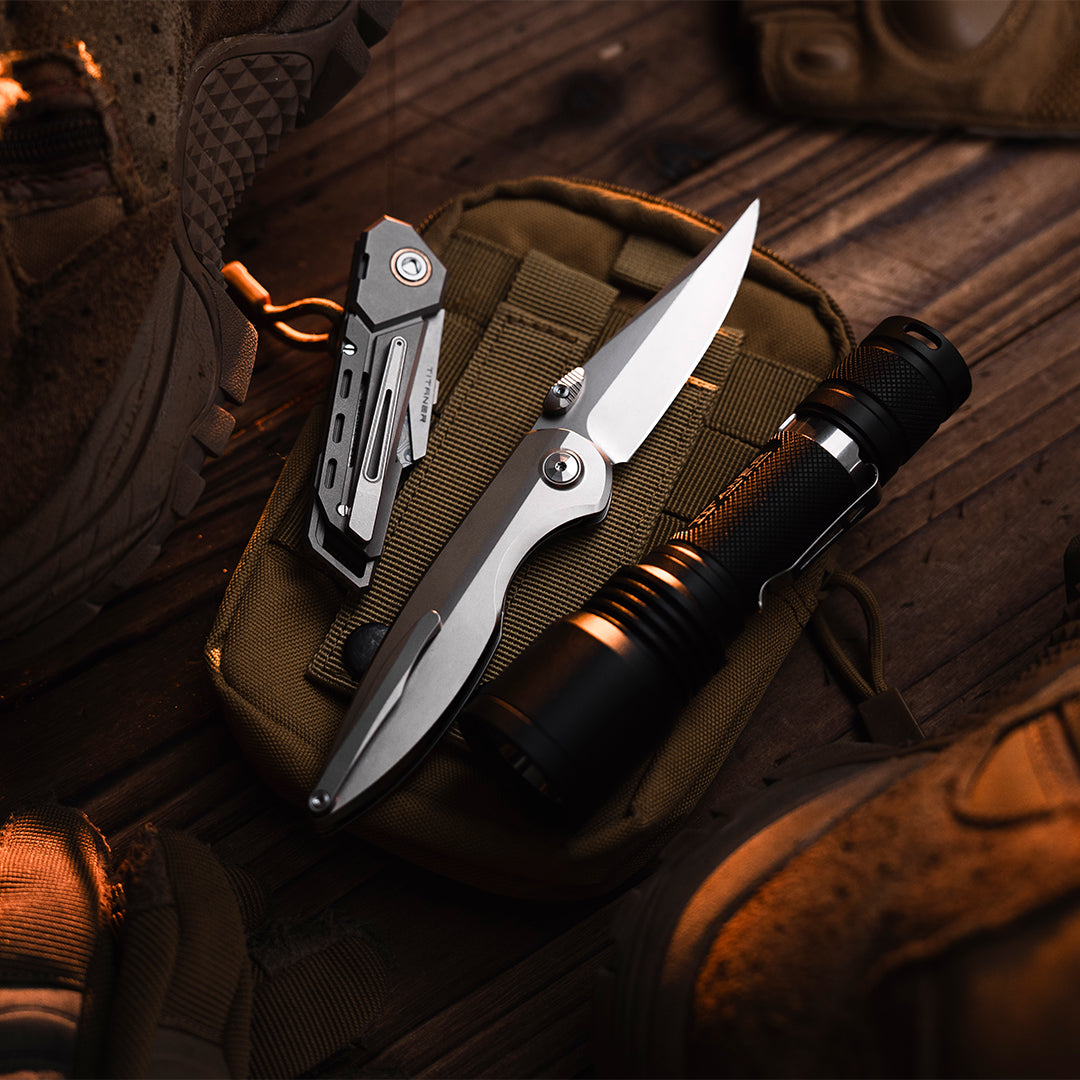 Titaner Heron: The Ultimate M390 & CNC Titanium EDC Cutter