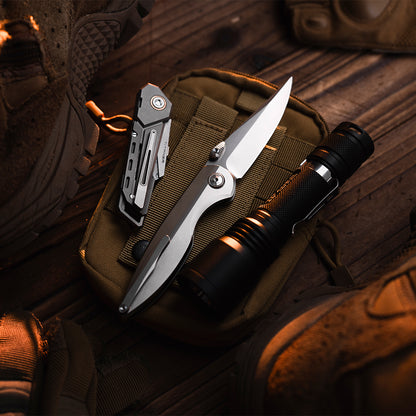 Titaner Heron: The Ultimate M390 & CNC Titanium EDC Cutter