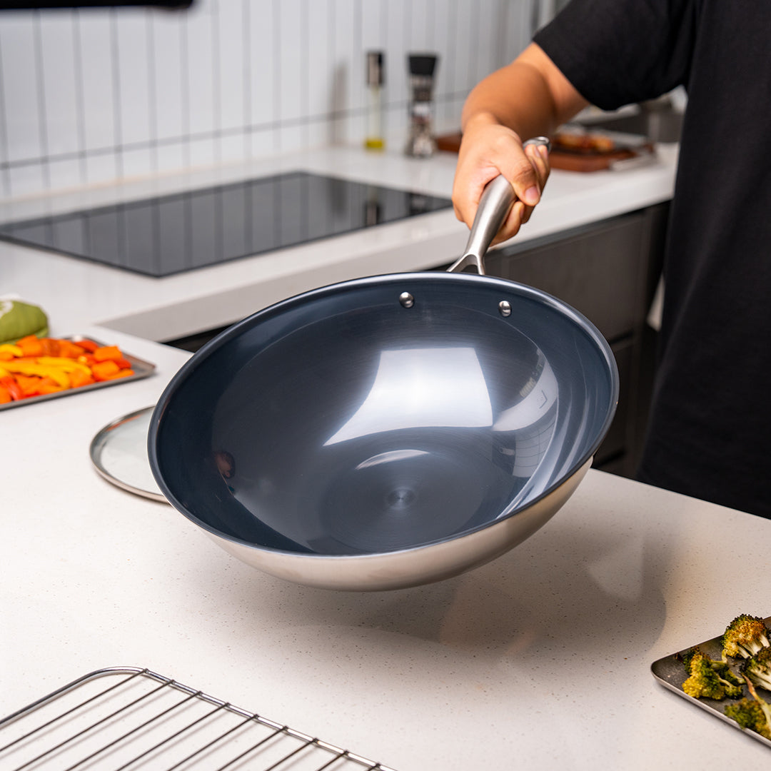 Titanium wok
