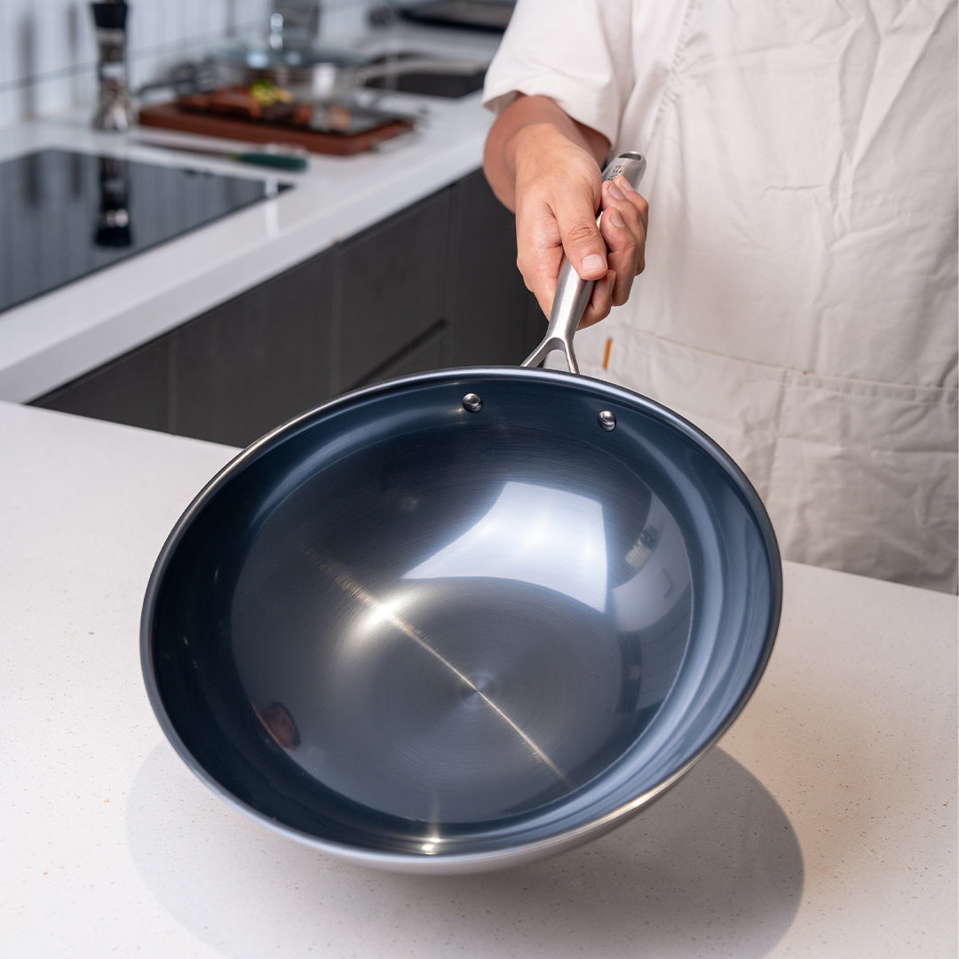 Titanium wok