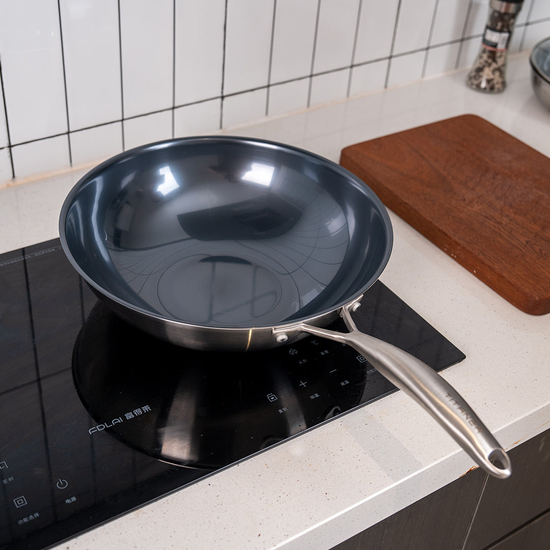 Titanium wok