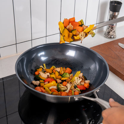 Titanium wok