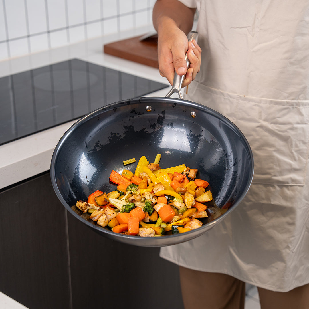 Titanium wok