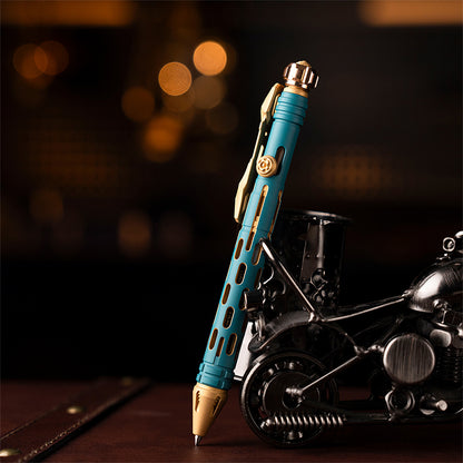 Bolígrafo táctico de cerrojo de titanio