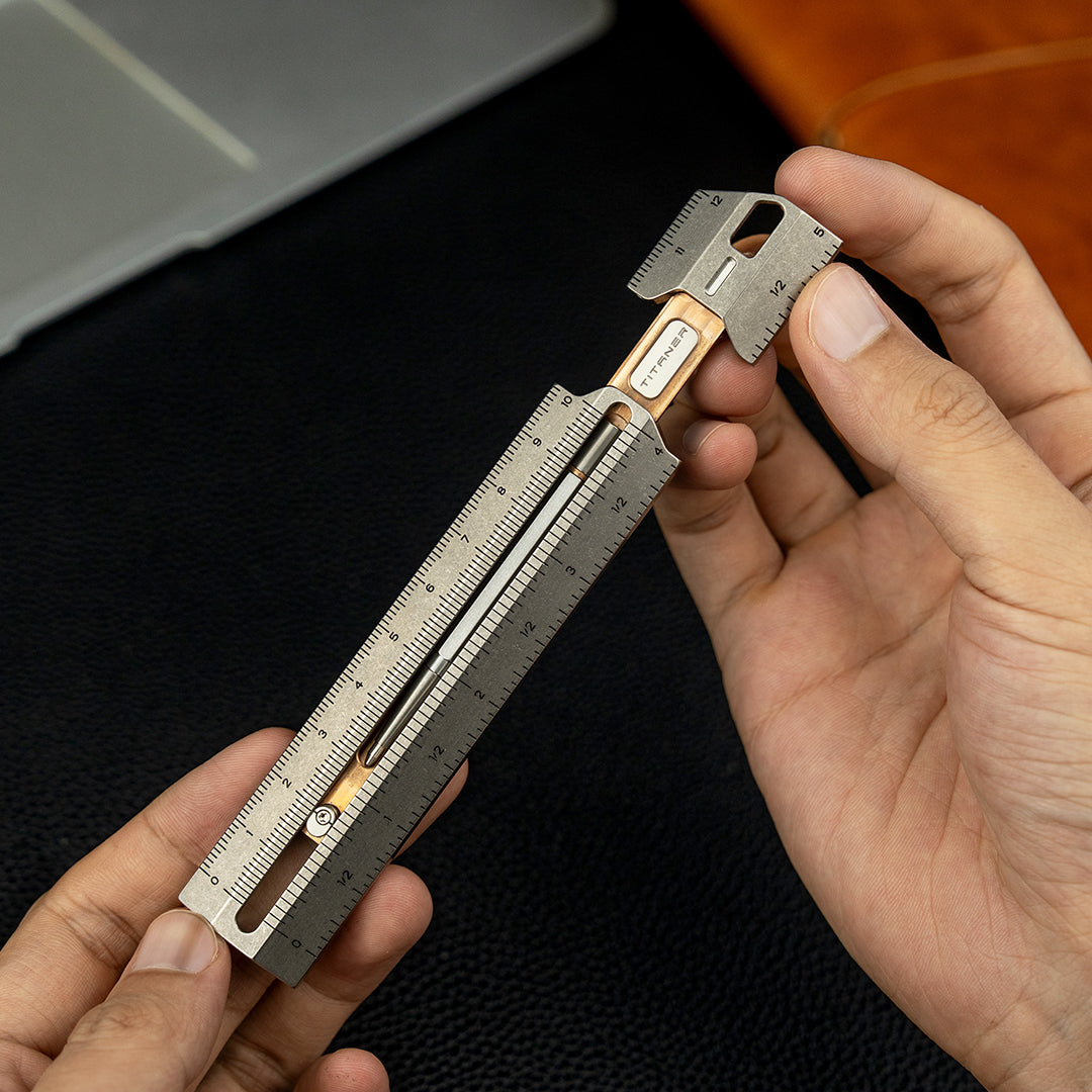 Mix 3.0: Titanium EDC Versatile Ruler