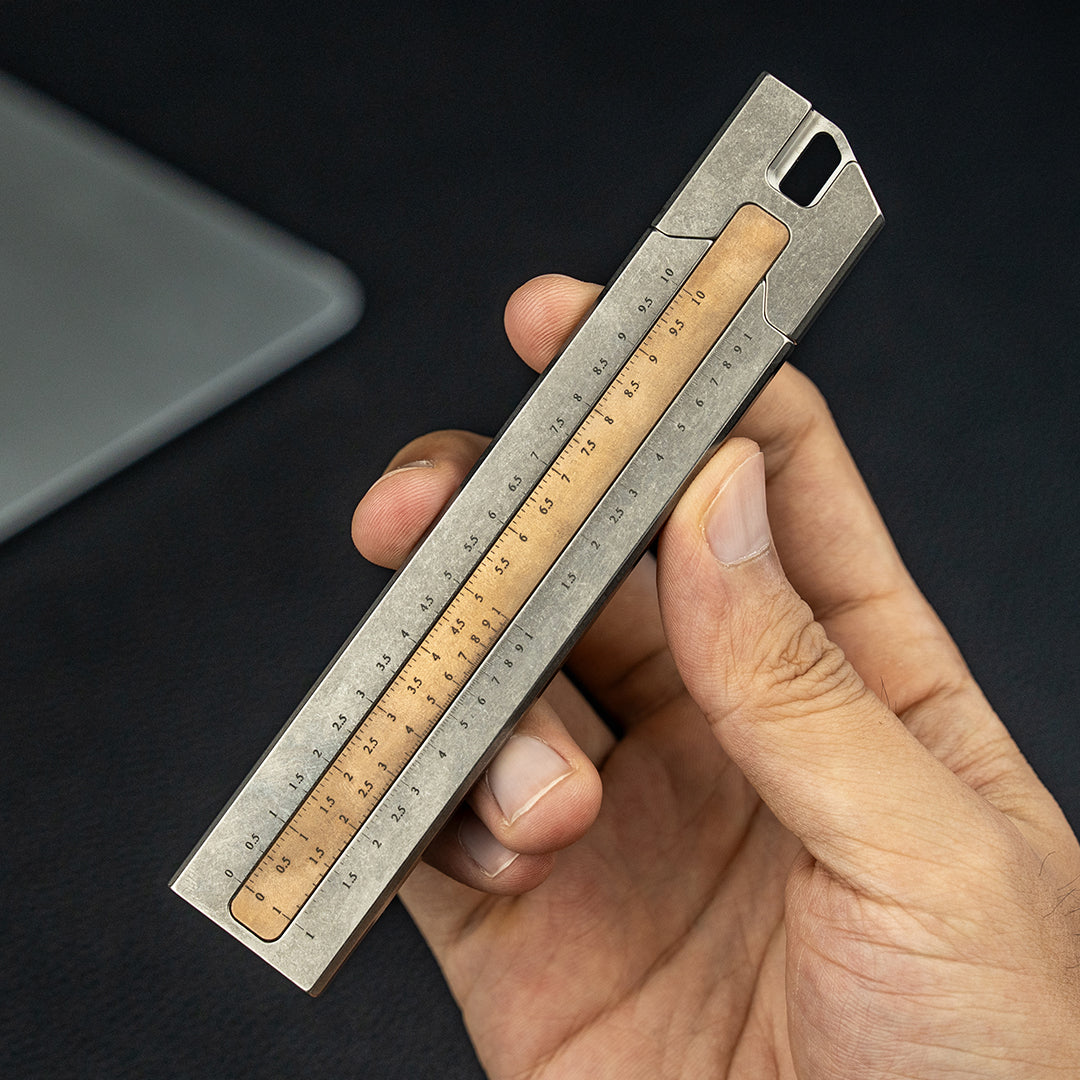 Mix 3.0: Titanium EDC Versatile Ruler