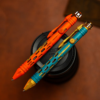 Bolígrafo táctico de cerrojo de titanio