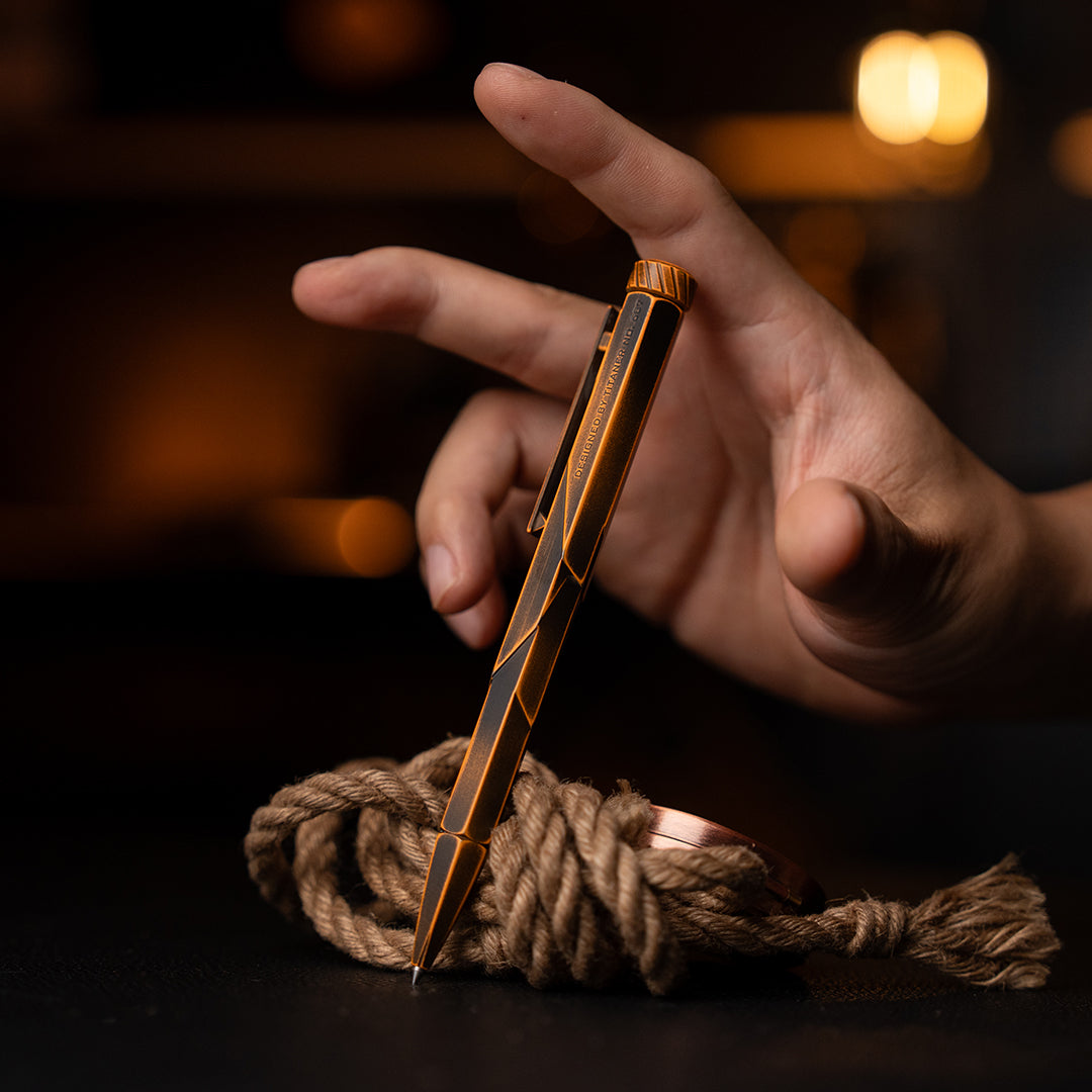 BERG Der CNC-gefräste EDC-Stift aus Titan 