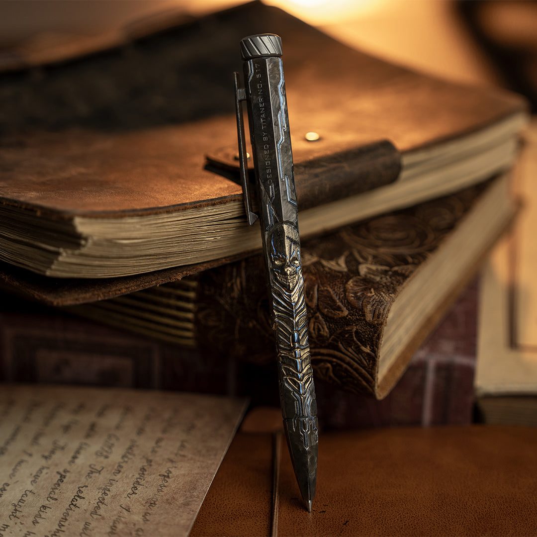 TiHex: Titanium HexaEdge CNC Machined EDC Pen – Titaner