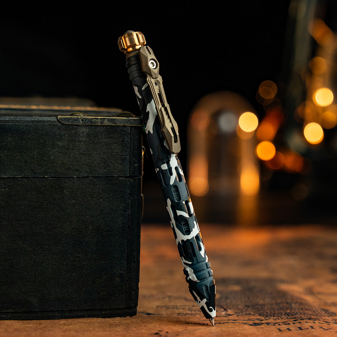 【Final Flash 2025】Ghost Navy Titanium Tactical Bolt-Action Pen Series 【Only 1 In Stock】