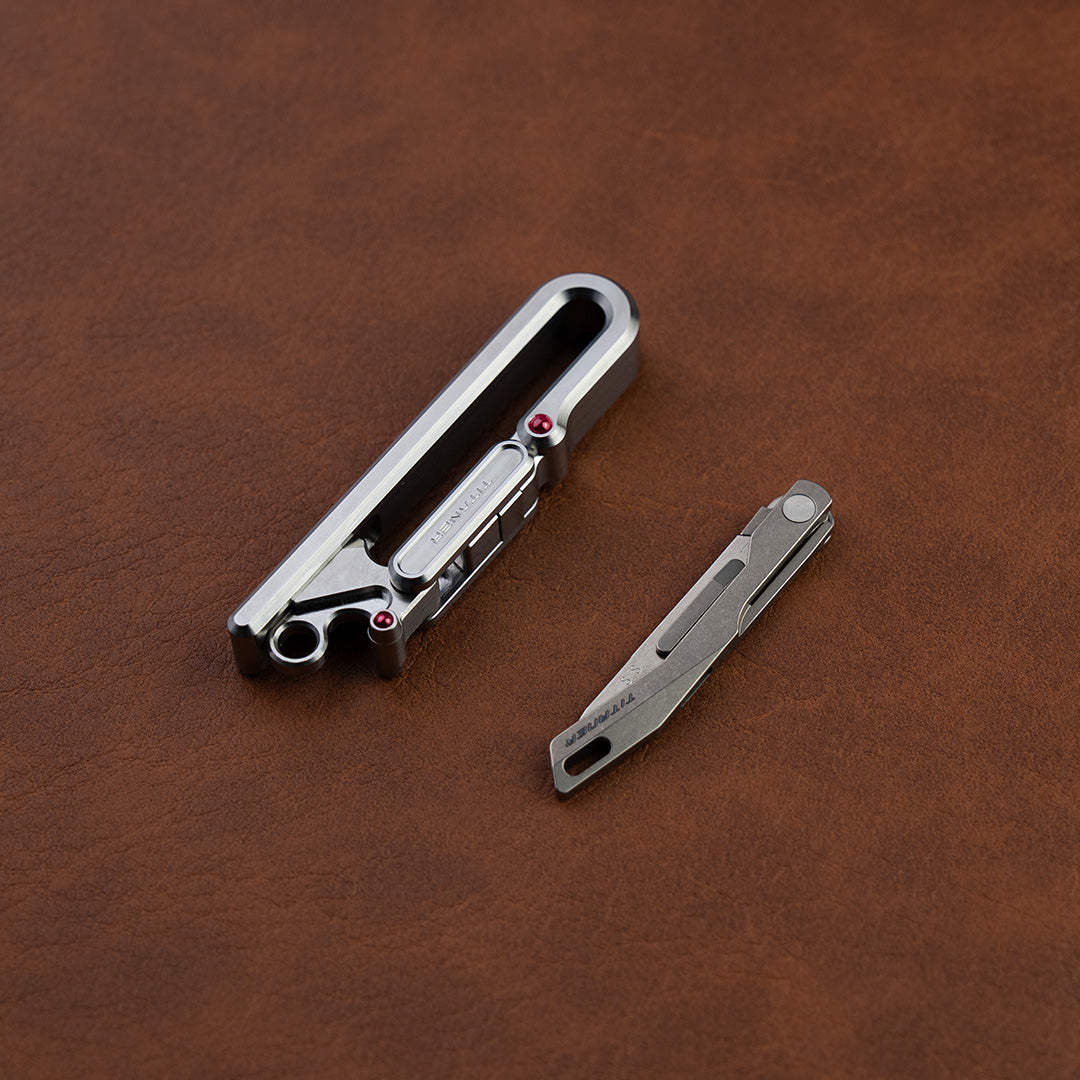 Titanium Belt Keychain