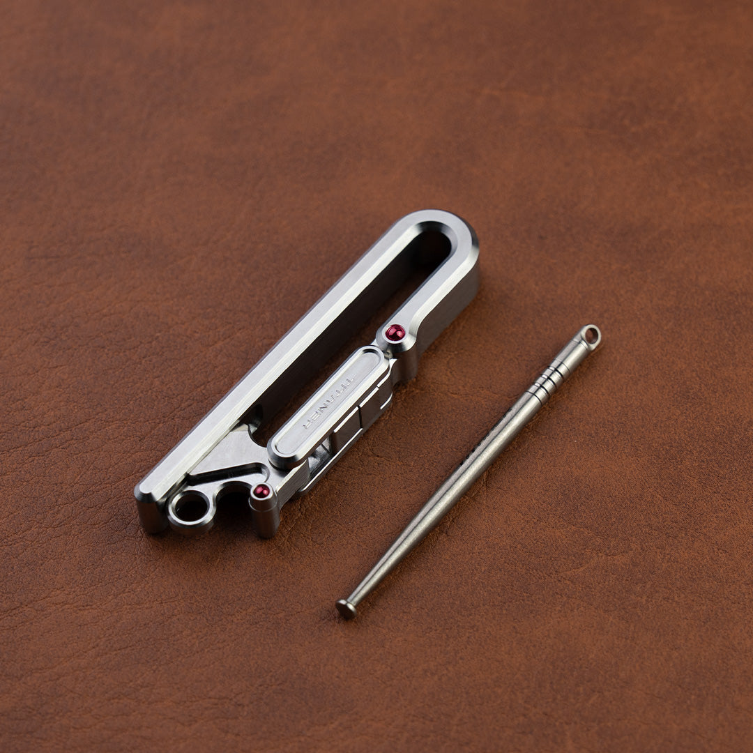 Titanium Belt Keychain