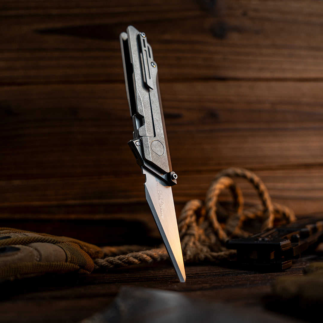 【Final Flash 2025】The Raven Titanium Utility Folding Knife