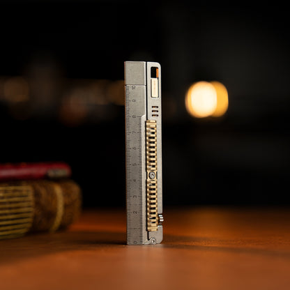 Mix 2.0: Titanium EDC Ruler