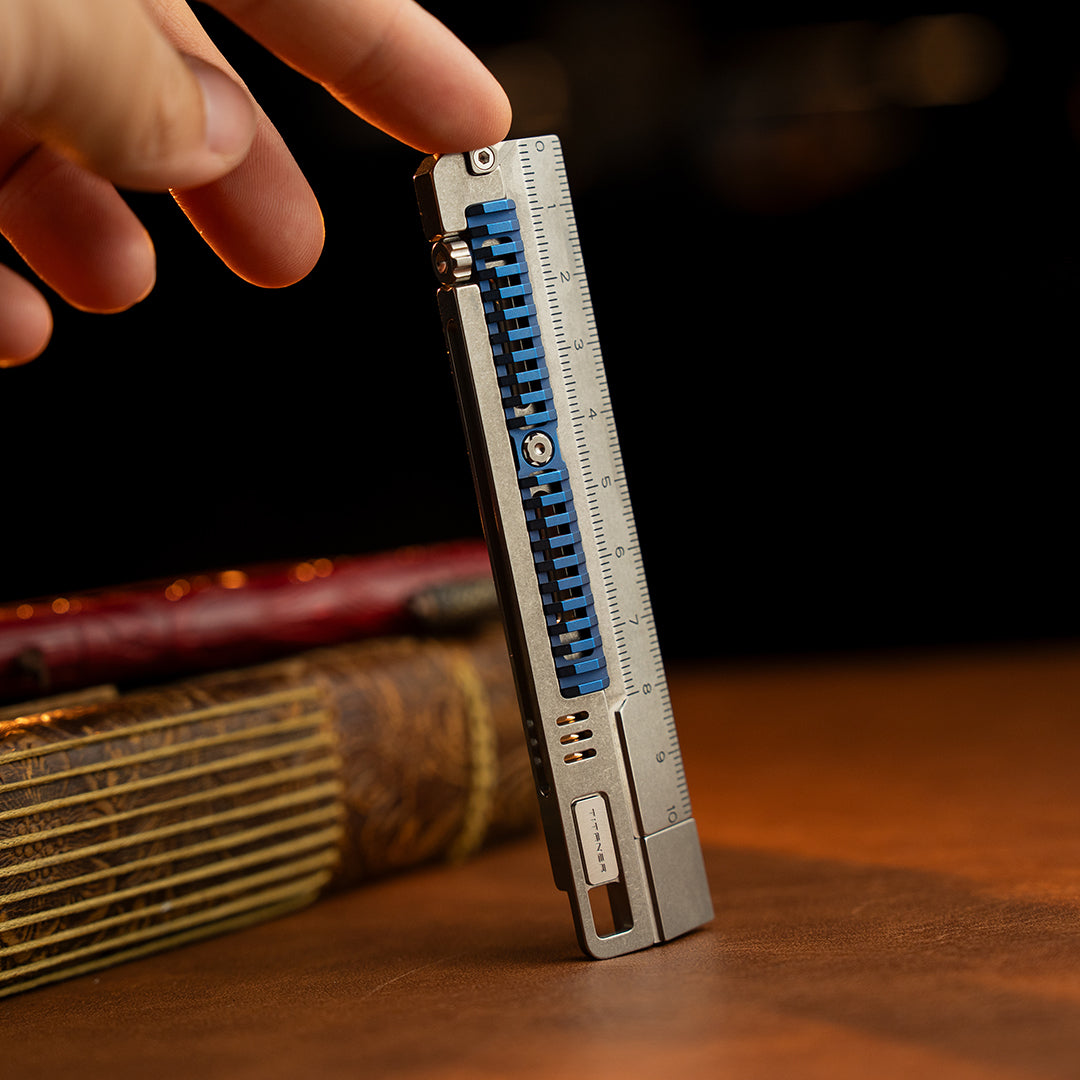Mix 2.0: Titanium EDC Ruler