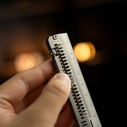 Mix 2.0: Titanium EDC Ruler