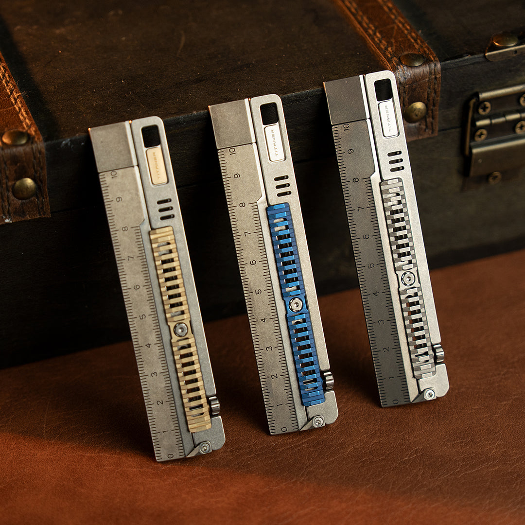 Mix 2.0: Titanium EDC Ruler