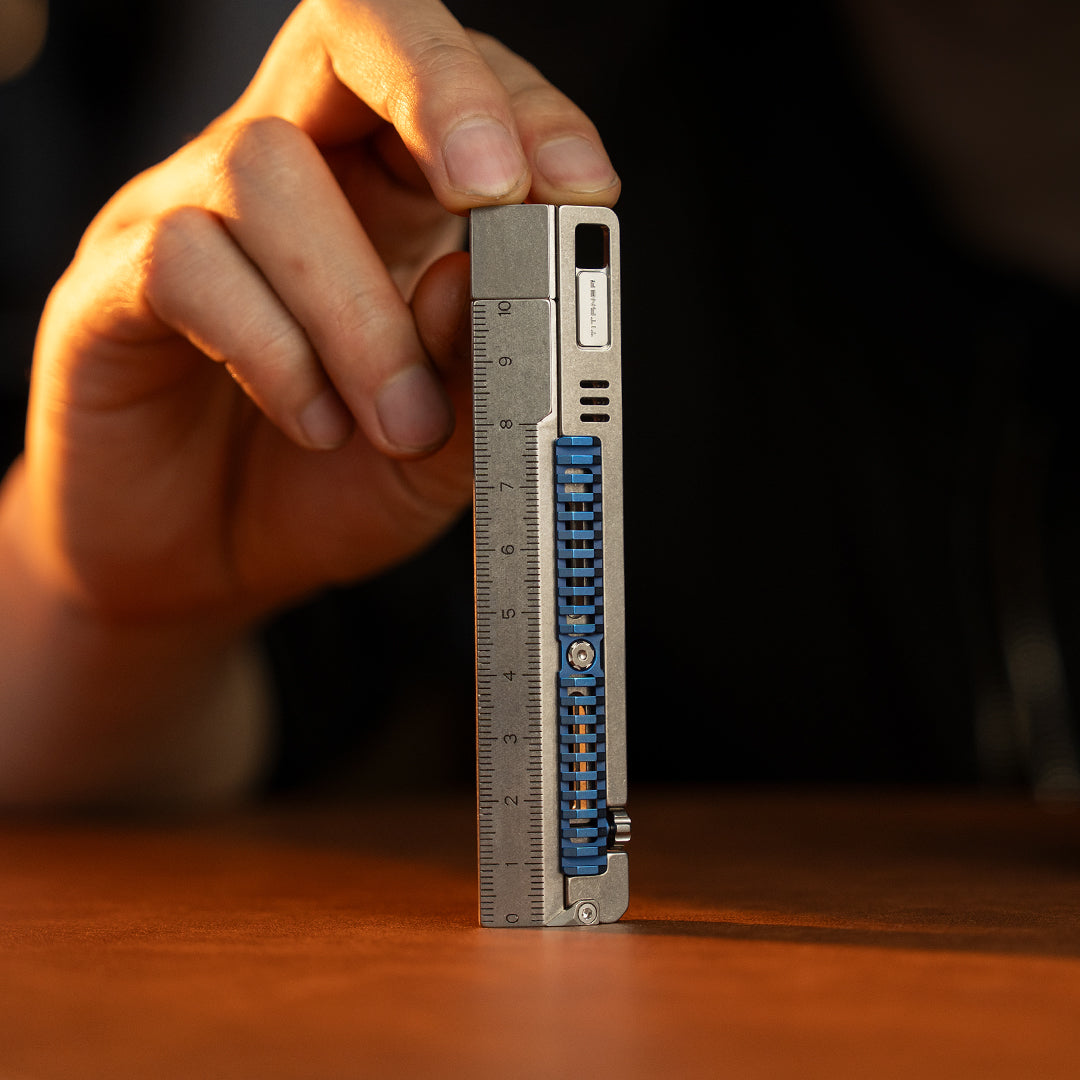 Mix 2.0: Titanium EDC Ruler