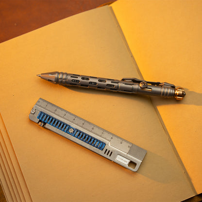 Mix 2.0: Titanium EDC Ruler