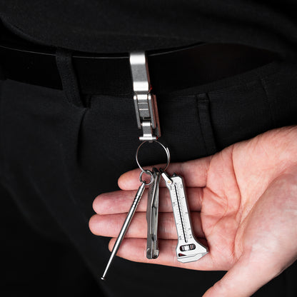 Titanium Belt Keychain