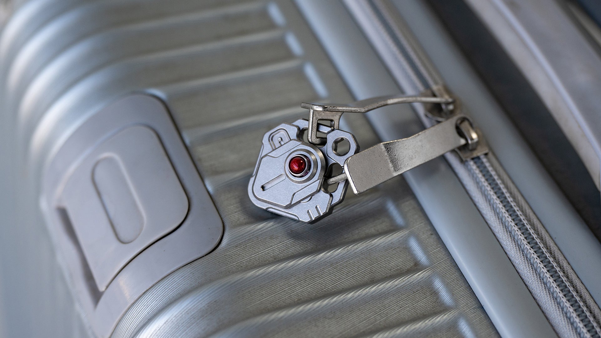 Trident: World's First 3-Level Titanium Zipper Lock