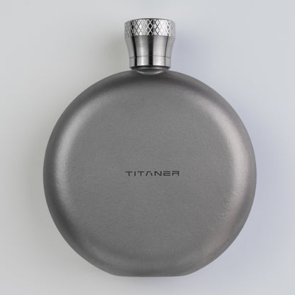 World Premiere Colored Titanium Hip Flask Bottle