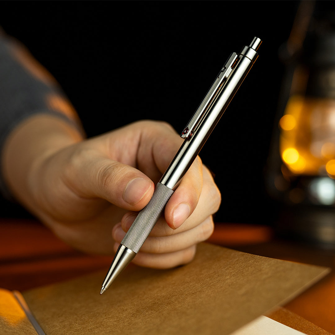 Dragon Pearl: CNC Titanium Archival Pen – Titaner