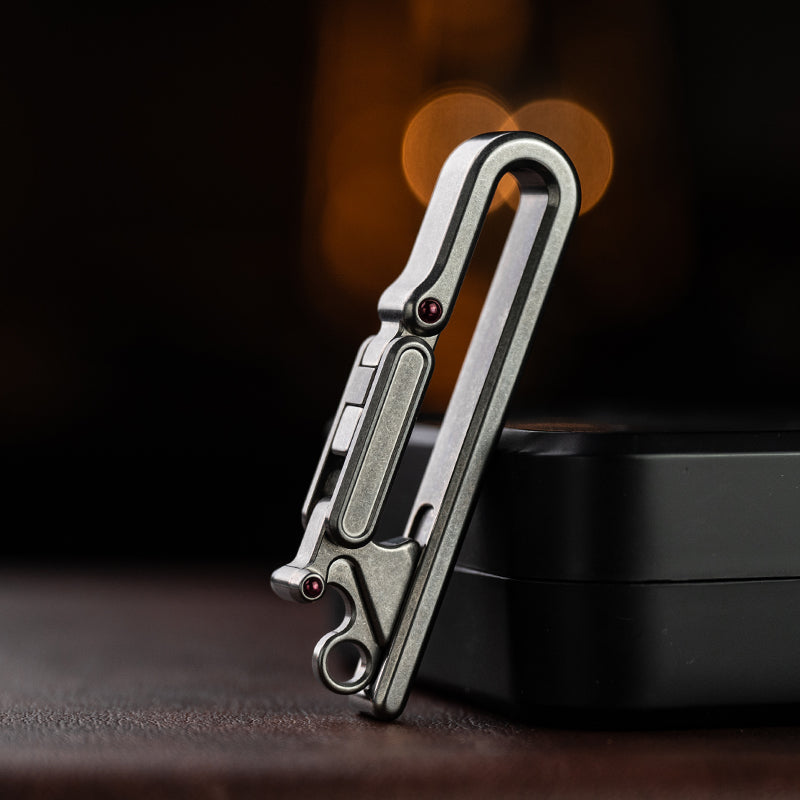 Titanium Belt Keychain