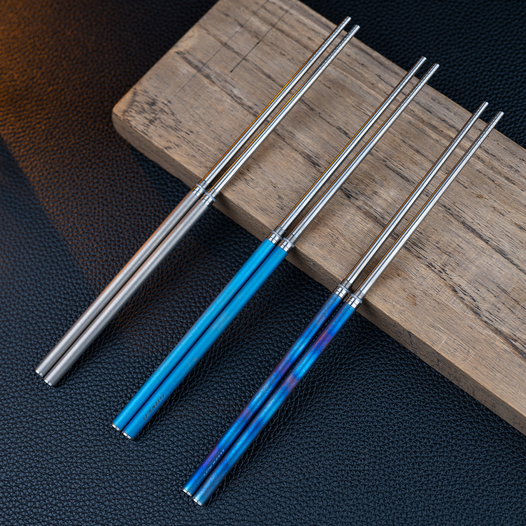 Palillos Plegables de Titanio