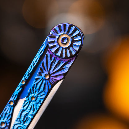 Hand-carved Falcon 2.0. Micro Knife