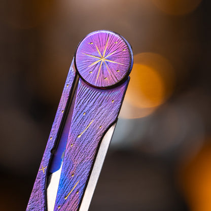 Hand-carved Falcon 2.0. Micro Knife