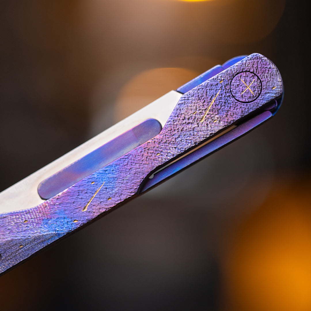Hand-carved Falcon 2.0. Micro Knife