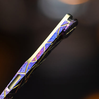 Hand-carved Falcon 1.0 Micro Knife