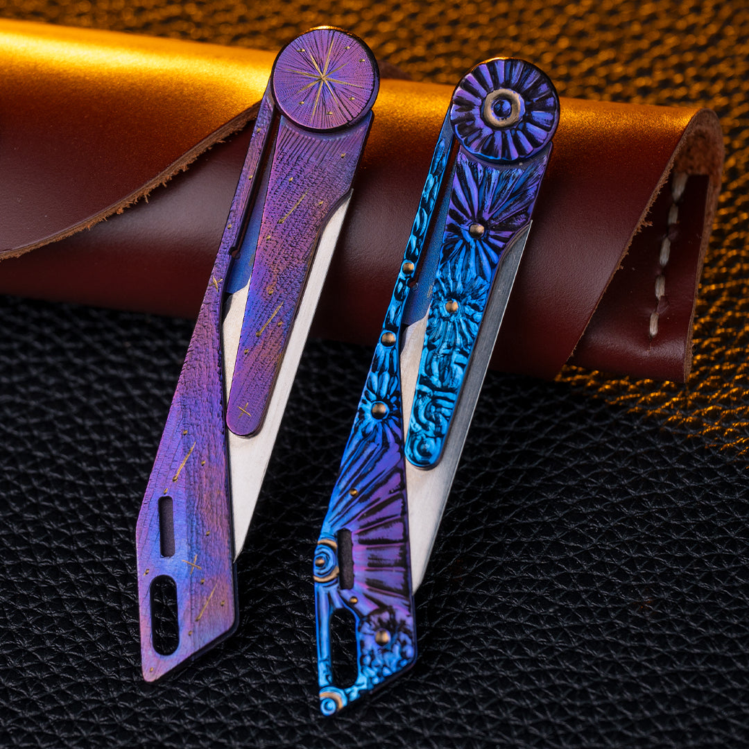 Cuchillo Micro Falcon 2.0 tallado a mano