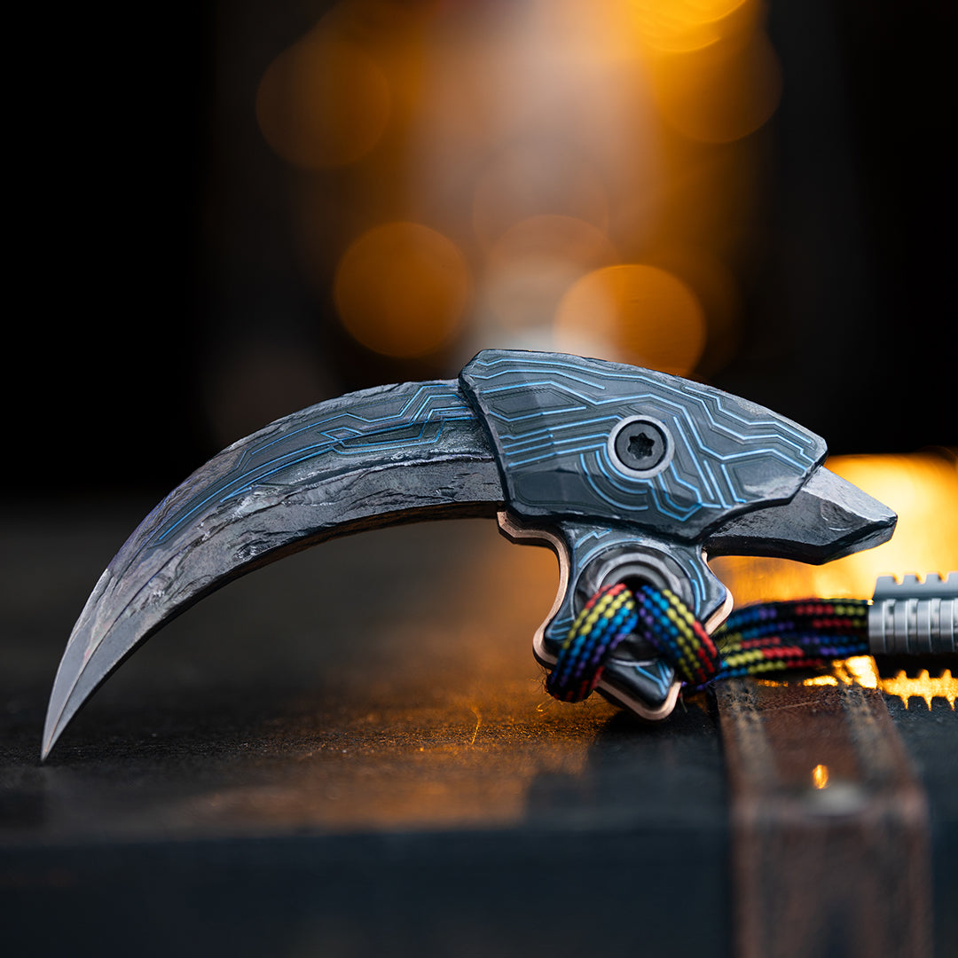 Cyberpunk Raptor Hand-Carved Titanium Claw(Limited 20 pcs)