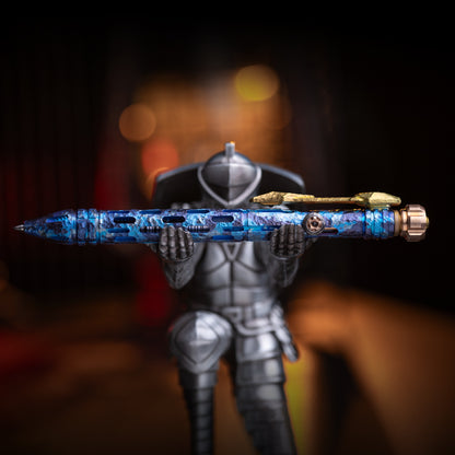 Camouflage Blue Titanium Tactical Bolt-Action Pen(Limited 50 pcs)