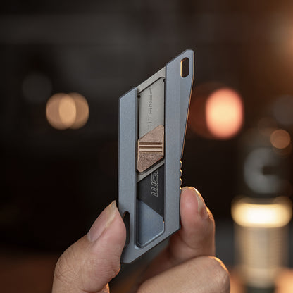 Einziehbares Mini-EDC-Allzweckmesser aus Titan