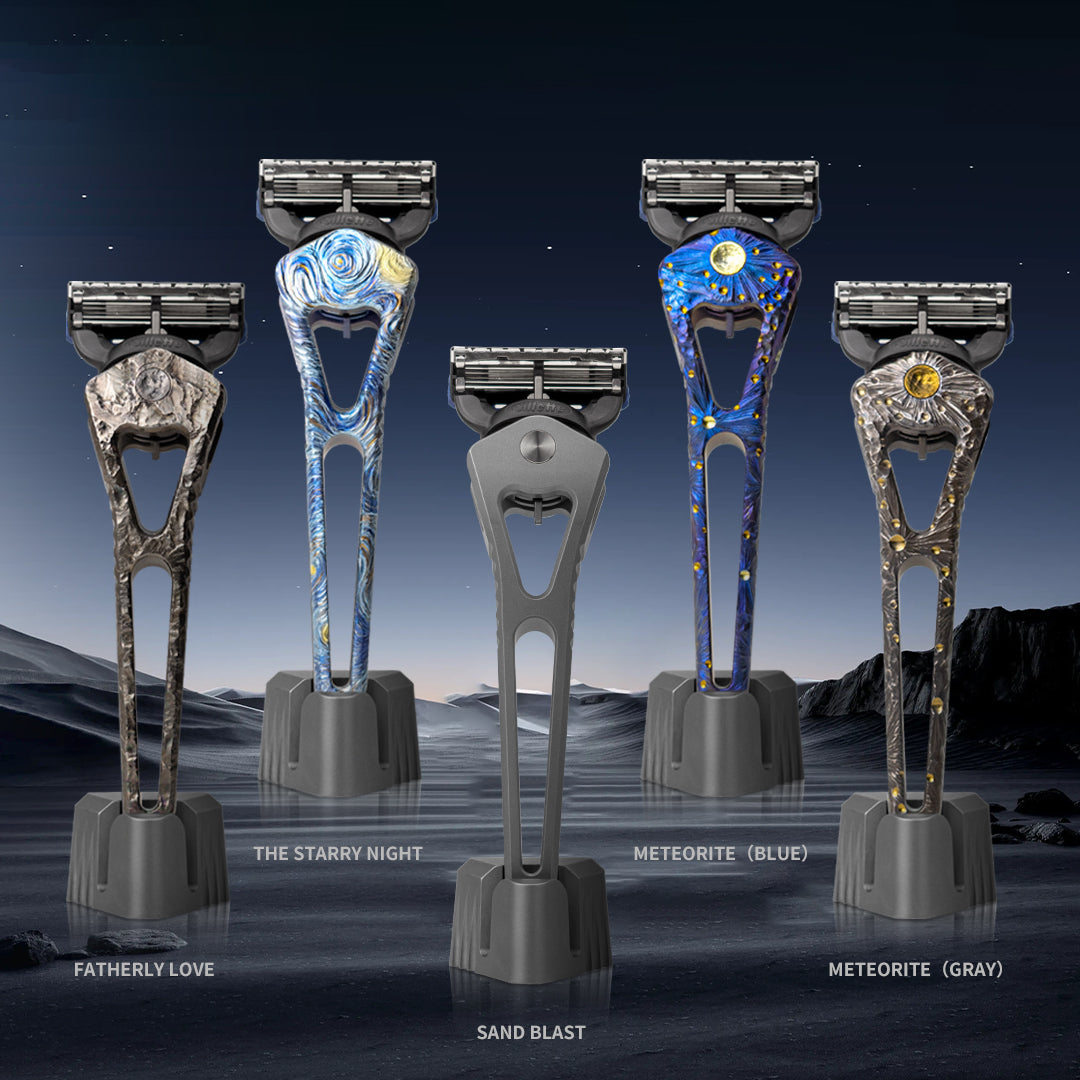 GR5 Titanium Hand-carved 5-Layer Razor