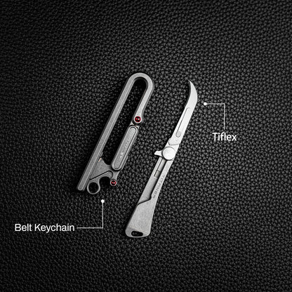 Titanium Belt Keychain