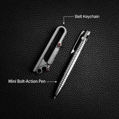 Titanium Belt Keychain