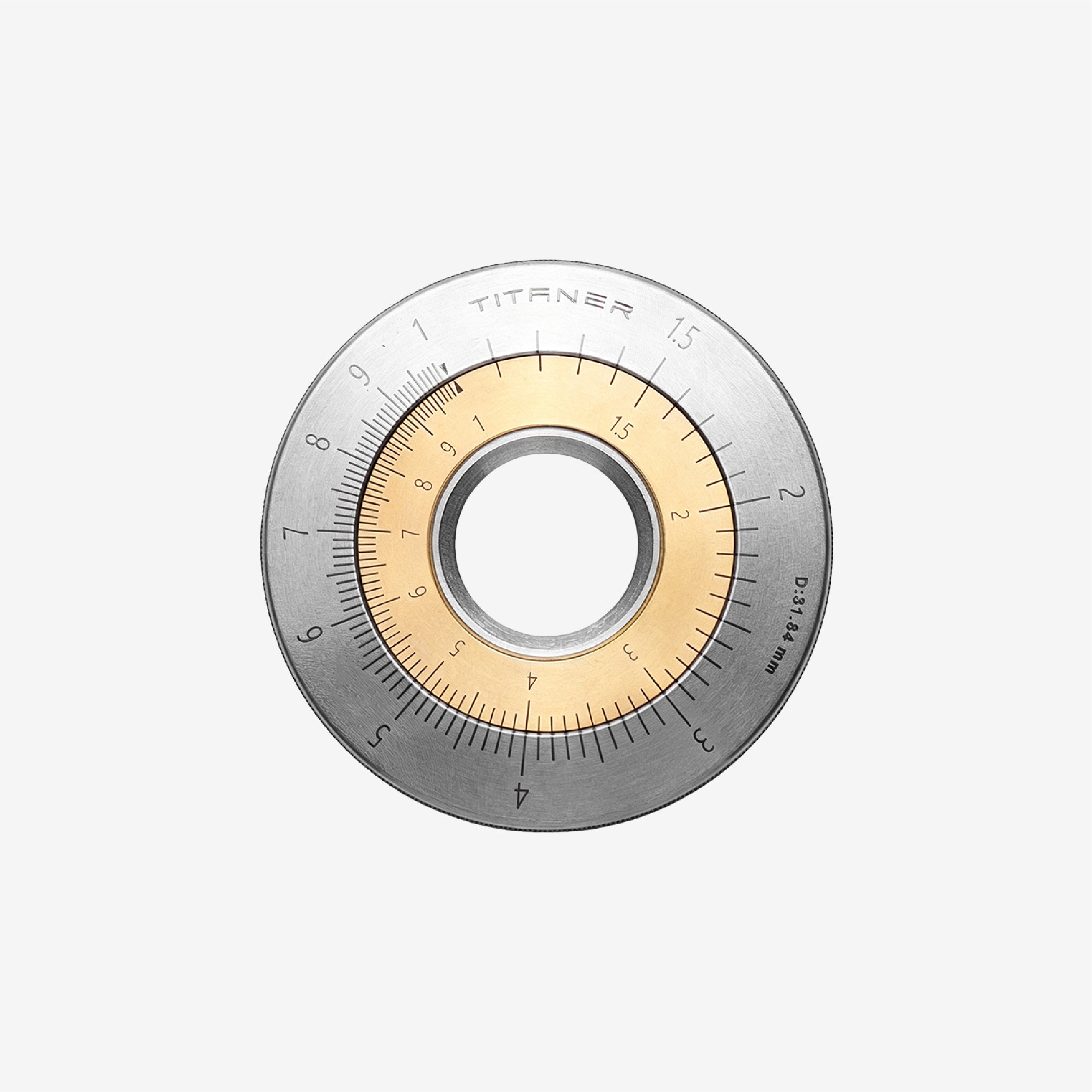 Titanium Mini Slide Rule