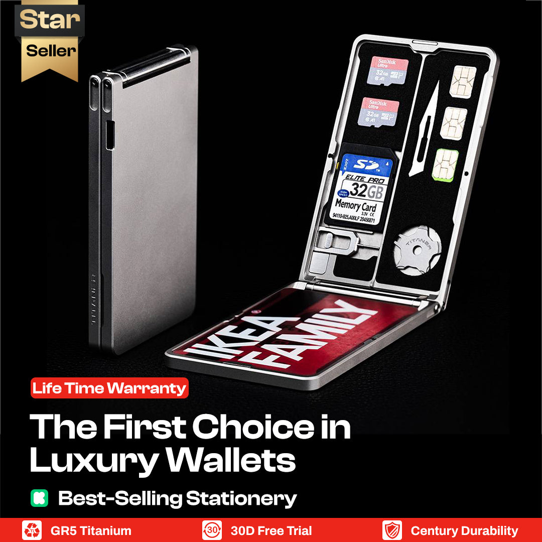 Titanium EDC Wallet【Pre-Order】