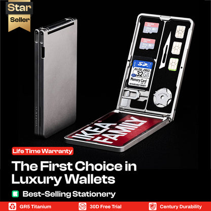 Titanium EDC Wallet【Pre-Order】