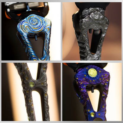 GR5 Titanium Hand-carved 5-Layer Razor