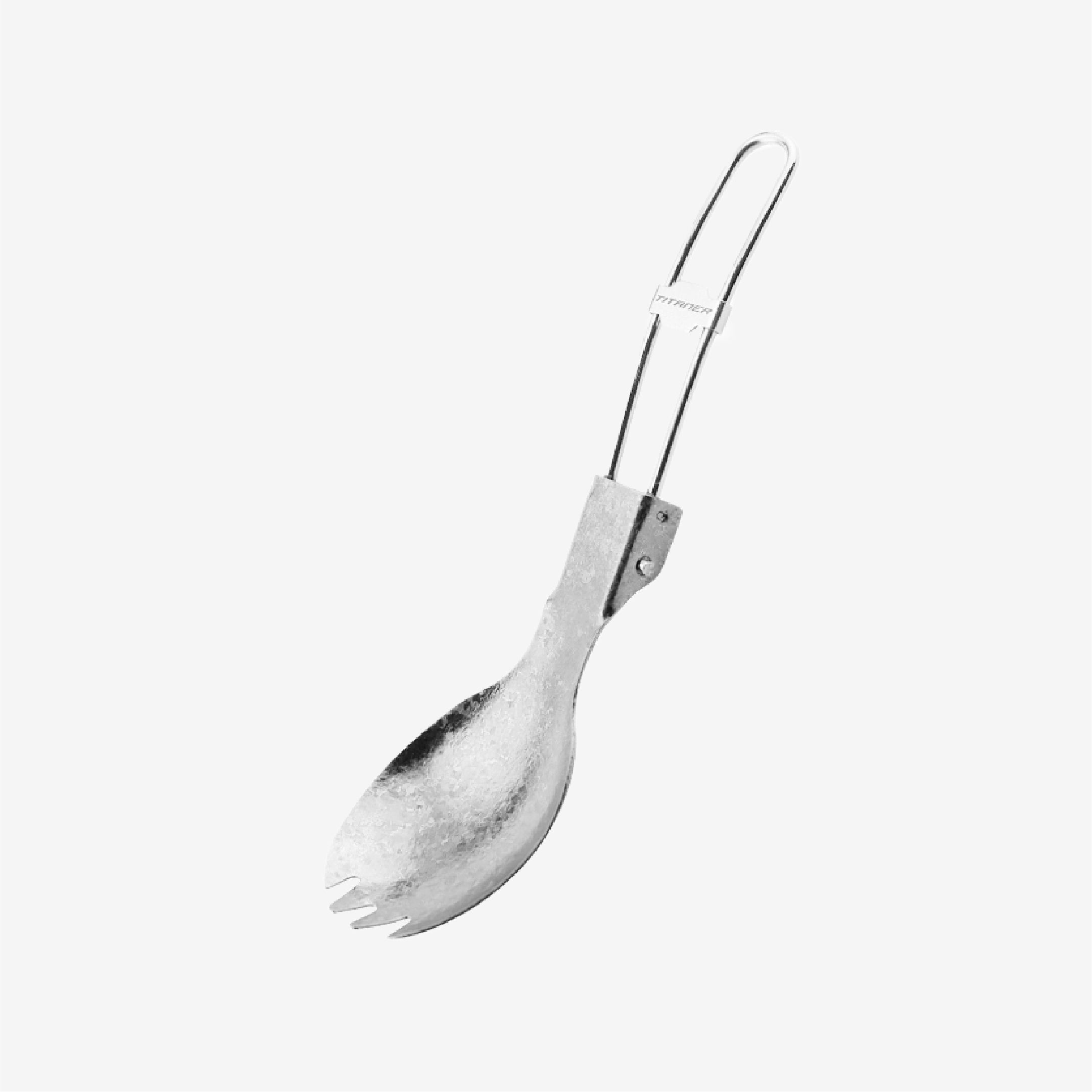 Titanium Portable Folding Spork&Spoon