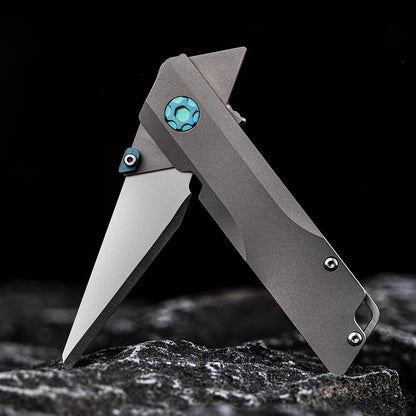 The Raven Titanium Utility Folding knife