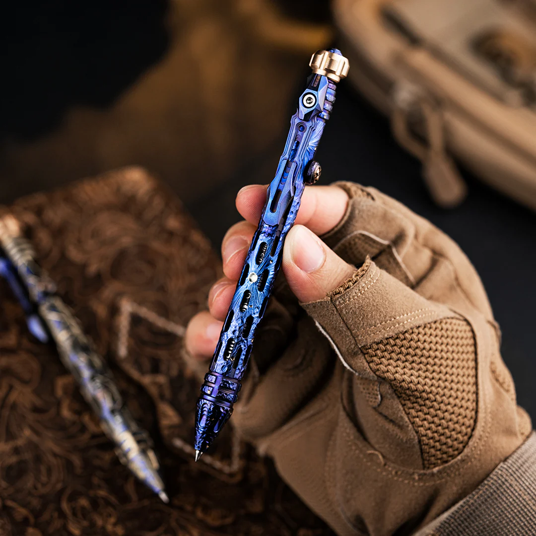 Titanium Tactical Bolt-Action Pen