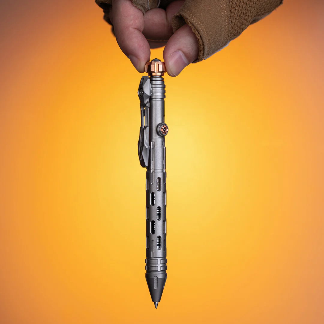 Titanium Tactical Bolt-Action Pen